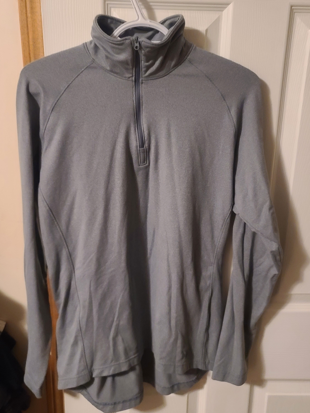 Helly Hansen Women's Light Gray Long-Sleeve Quarter-Zip Top